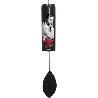 Spoontiques Elvis-Glocken-Windspiel, Outdoor-Gartendekoration, dekoratives Glockenspiel für Hof, Garten, Hinterhof und Terrasse