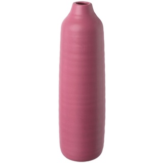 Keramik Vase Presence  11X11x40 Cm (Farbe: Rosa)