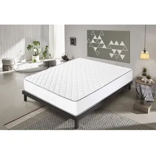 Ilovesleep - Memory Foam Matratze - Höhe 21 Cm - Steifigkeit H4 - Orthopädie - Reversible Sommer Und Winter 120x200