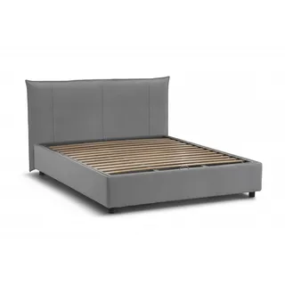 Talamo Italia Doppelbett Celeste Bettkasten 160 x 190 cm Grau/Türkis