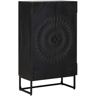 vidaXL Highboard 55 x 95 x 30 cm Schwarz