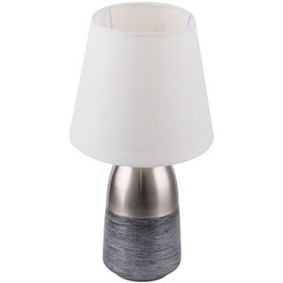Touch Tisch Lampe DIMMBAR Wohn ZImmer FERNBEDIENUNG Textil Leuchte im Set inkl. RGB LED Leuchtmittel