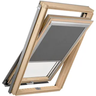 DECOLITE - Dachfenster Verdunkelung - Dachfenster Rollo - Verdunkelungsrollo Kompatibel mit GGL S06, GGL S06, GGU S06, GHU S06, GPU S06 - DHR 114x118 cm – Grau