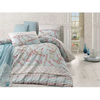L'Essentiel Linge de Maison, Begonvilla- EPJ6842, Türkis, Bettdecken, 65% Baumwolle / 35% Polyester - Türkis