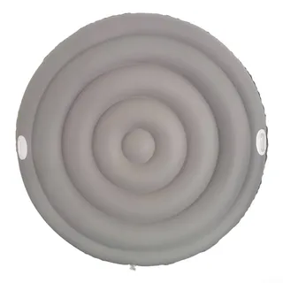 Desiumite Runde aufblasbare Poolabdeckung für Spas, PVC-Material mit UV-Schutz, energiesparende Wärmedämmdecke für 145 cm oder 165 cm Außenwannen (165 cm mit Höhe)