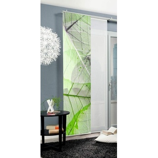 Home Fashion BLATTARI, Polyester, grün, 245x60 cm