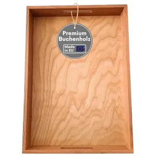 Topanbieter999 Servierbrett, Holz beige 50 cm x 35,5 cm