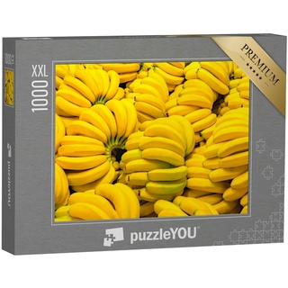 puzzleYOU Puzzle Frische Banane auf dem Obstmarkt, 1000 Puzzleteile, puzzleYOU-Kollektionen Impossible Puzzle