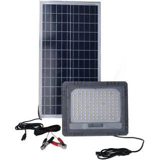 as - Schwabe Solarleuchte grau 60 W 5200 lm inkl. Bewegungsmelder