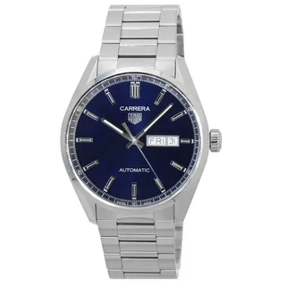 Tag Heuer Carrera Swiss Made Blau Zifferblatt Automatik WBN2012.BA0640 Herrenuhr