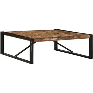 vidaXL Couchtisch Mehrfarbig Altholz 100 x 100 x 35 cm