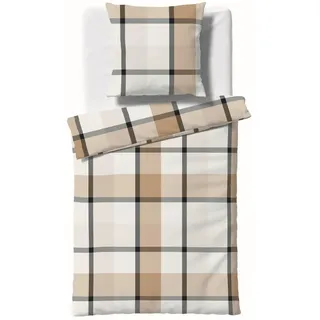 FLEURESSE Lech Karo Beige 200 x 220 cm + 2 x 80 x 80 cm