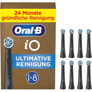 Oral-B iO Ultimative Reinigung Aufsteckbürste schwarz 8 St.