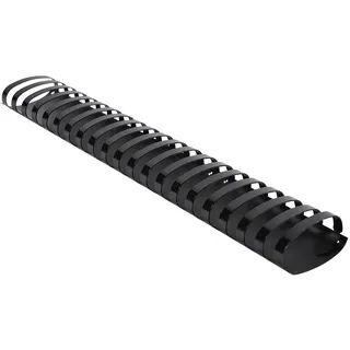 Exacompta Schachtel + 50 Spiralen 45 mm PVC für die Bindung, A4, Schwarz,