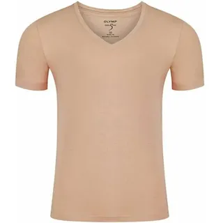 Olymp T-Shirt »Casual«, V-Ausschnitt, Ideal zum Unterziehen OLYMP beige