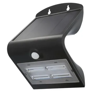 Unitec Solarleuchte schwarz 3,2 W 400 Lumen inkl. Bewegungsmelder IP65