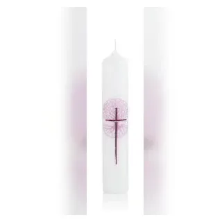 Wiedemann Kerzen Taufkerze verziert 265 x 50 mm, mit individueller Namensverzierung