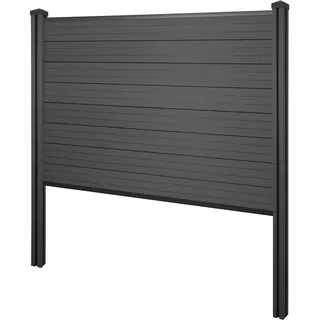 MCW Windschutz Savoie 195 cm Anthrazit WPC