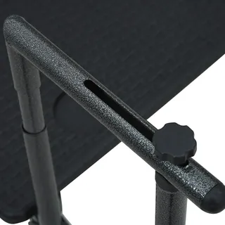 vidaXL Balkonhängetisch 60 x 64 x 83,5 cm schwarz klappbar