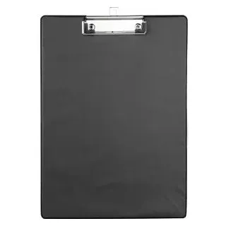 Böttcher-AG Klemmbrett Premium, A4, Kunststoffbezug, extra robust, schwarz