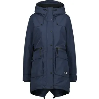 Alife & Kickin Alife and Kickin Damen CharlotteAK A Coat Damenjacke Wintermantel warm gefüttert XS-XXL, Marine - XS