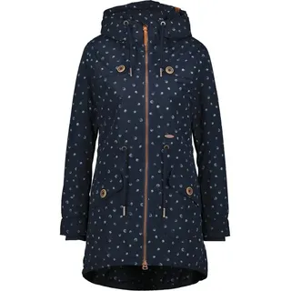 Alife & Kickin CharlotteAK Parka Blau/Weiß S