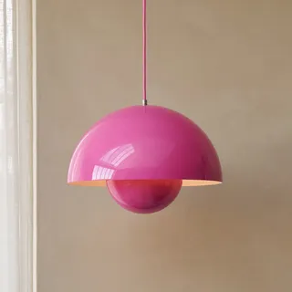 Pendelleuchte &Tradition, Flowerpot VP7, dimmbar, Pink / Rosé, für Wohnzimmer, Metall, Design - 27