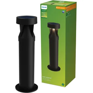 Philips Sockelleuchte Kunststoff 40,3 cm Solar schwarz