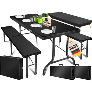 Kesser Bierzeltgarnitur 3-tlg. Schwarz