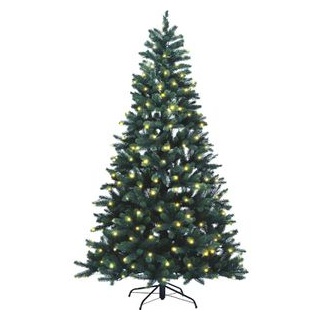 Xenotec Weihnachtsbaum PE-BM210, 210cm, grün, mit LED Beleuchtung
