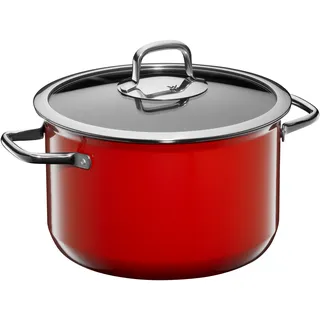 WMF Fusiontec Compact Fleischtopf 24 cm rot