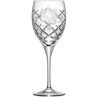 ARNSTADT KRISTALL Rotweinglas Rotweinglas Sunrose (24 cm) - Kristallglas mundgeblasen · handgeschlif, Kristallglas