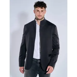 emilio adani Herren Anzug-Sakko slim fit Schwarz uni - 58
