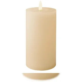 Lumineo LED Kerze 7 x 15 cm creme