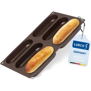 LURCH FlexiForm Hotdog Buns 6-Fach 3 x 30 x 17 cm