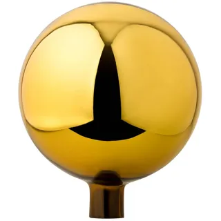 VERDOBA - Rosenkugel für außen - Dekokugel für den Garten - Deko Kugeln Garten in vielen Farben - Deko Kugeln hergestellt in Handarbeit - (Gold, 20 cm)