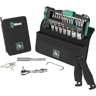 WERA Bicycle Set 3 A (05004188001) 40-teilig schwarz/grün