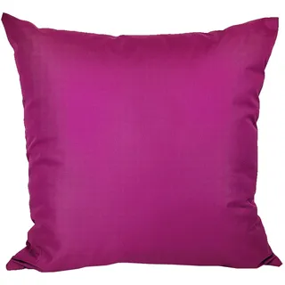 JACK 50x50cm Outdoor Lounge Kissen Dekokissen inkl. XXL-Füllung Wasserabweisend Sitzkissen Garten Stuhl Lotus Effekt, Farbe:Beere