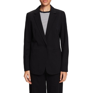 ESPRIT Collection Damen Blazer 991eo1g304, Schwarz, 34 - 34