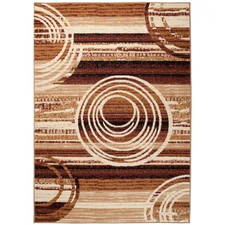 Tapiso Teppich, Braun, Textil, Rechteckig, 180x250 cm, in verschiedenen Größen erhältlich, pflegeleicht, Teppiche & Böden, Teppiche