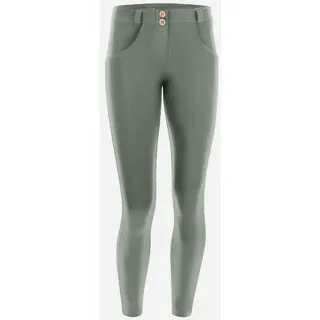Freddy Leggings WRUP4 SUPERSKINNY mit Lifting & Shaping Effekt, 7/8-Länge grün L