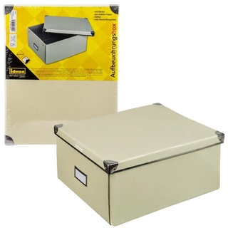 Idena Aufbewahrungsbox Idena 10518 - Aufbewahrungsbox aus festem Karton, Deckel mit verstärkt