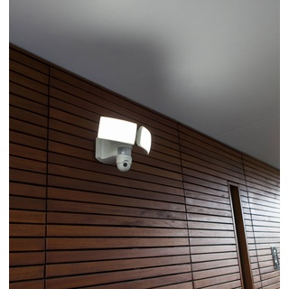 Eco-Light LED-Außenwandleuchte Libra Kunststoff Weiß