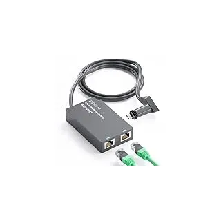 Linkoostar Double Multi-Ports Starlink Ethernet-Adapter für Starlink Gen 2 | Starlink auf RJ45, schnelle und stabile Netzwerkverbindung 1 zu 2 [2 Geräte gleichzeitig vernetzen] – bis zu 1 Gbit/s
