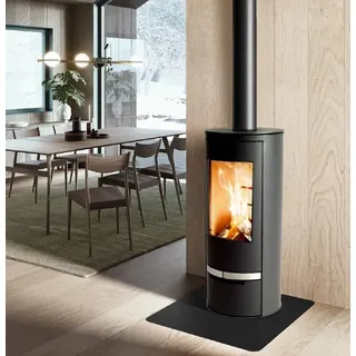 Panorama Kaminofen 7kW Holzofen XXL Runder Heizofen Ofen Kamin 56319 Design