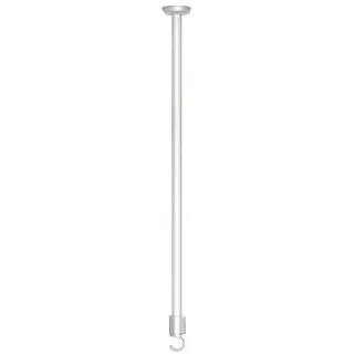 Deckenhalterung für Duschvorhangstage ALU silber glänzend 55 cm