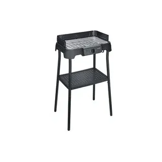 SEVERIN Elektrogrill PG 8594 schwarz Kunststoff Edelstahl B/H/L: ca. 33x8,5x42 cm - Schwarz