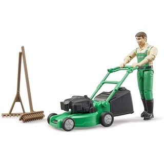 Bruder® Spielzeug-Auto 62103 Gärtner mit Rasenmäher und Gartengeräten