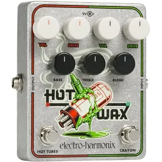 Electro-Harmonix Hot Wax Dual Overdrive-Effektpedal für E-Gitarre und E-Bass