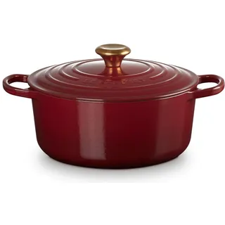 Le Creuset Signature Bräter 26 cm rund garnet